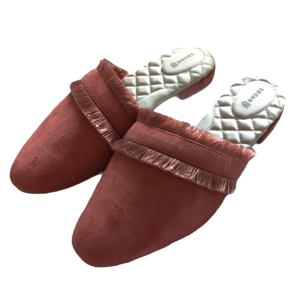 Birdies Ani Slide Fringed Mule Flat - Picture 2 of 8